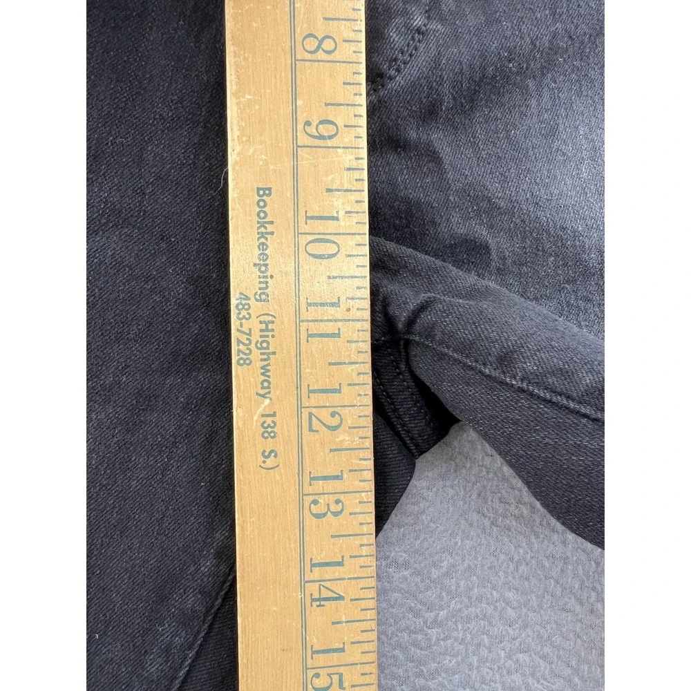 Ted Baker Jeans Mens 36x29 Black Comfort Stretch Denim Pants Straight Leg New